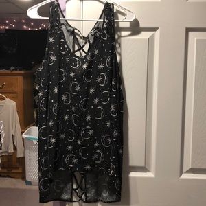 Crescent moon loose tank